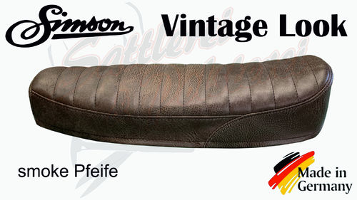 Simson Sitzbankbezug - Vintage Look - smoke Pfeife