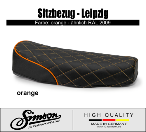 Simson Sitzbankbezug - Leipzig - orange