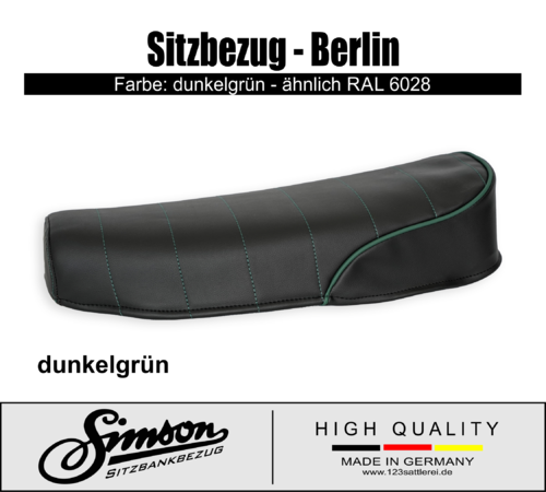 Simson Sitzbankbezug - Berlin - dunkelgrün
